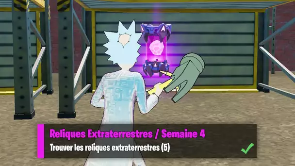 TROUVER LES RELIQUES EXTRATERRESTRES (5) - FORTNITE RELIQUES EXTRATERRESTRES SEMAINE 4