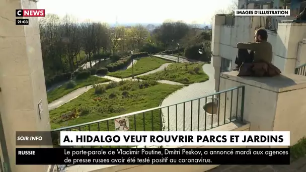 Anne Hidalgo veut rouvrir parcs et jardins