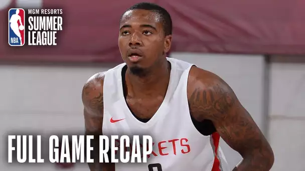 KINGS vs ROCKETS | Houston Edges Out Sacramento | MGM Resorts NBA Summer League