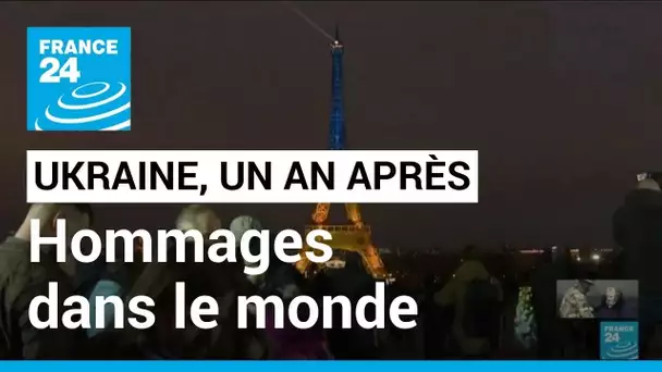 Ukraine, un an après : Paris, Lisbonne, New York... rendent hommage à la résistance ukrainienne