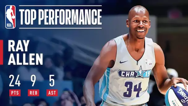 Ray Allen Puts On Vintage Performance In 2019 Celebrity Game | 2019 NBA All-Star