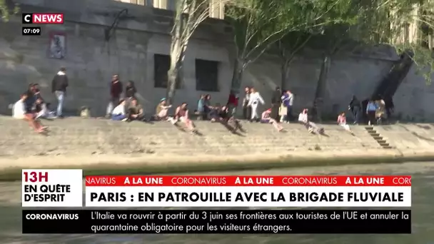 Déconfinement : en patrouille avec la brigade fluviale de Paris