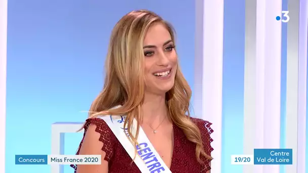 Miss Centre-Val de Loire invitée du journal régional de France 3 Centre-Val de Loire