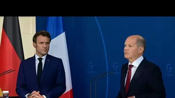 À Berlin, Emmanuel Macron et Olaf Scholz affichent leur unité • FRANCE 24