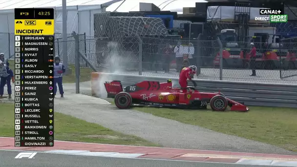 Charles Leclerc a un problème moteur ! - Essais Libres 3 : American GP