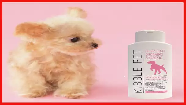 Kibble Pet Silky Coat Dog Grooming Shampoo for Dogs & Cats, Hypoallergenic, Deodorizes Coat for Long