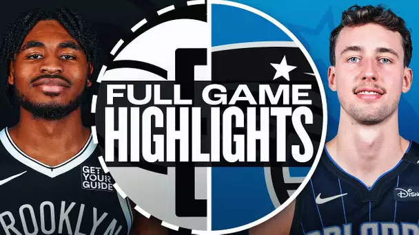 NETS at MAGIC | FULL GAME HIGHLIGHTS | October 25, 2024