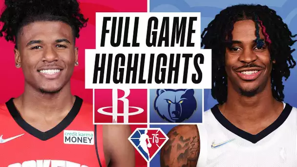 ROCKETS at GRIZZLIES | FULL GAME HIGHLIGHTS | November 15, 2021