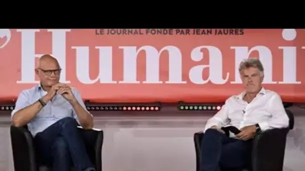 Fête de l'Humanité : Fabien Roussel et Edouard Philippe, le «goût du débat respectueux»