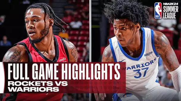 ROCKETS vs WARRIORS | NBA SUMMER LEAGUE | FULL GAME HIGHLIGHTS