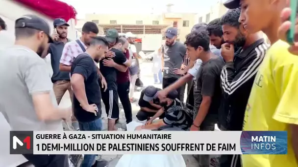 Situation humanitaire à Gaza : 1/2 million de Palestiniens souffrent de faim