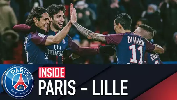 INSIDE - PARIS SAINT-GERMAIN vs LILLE with PASTORE & MBAPPÉ