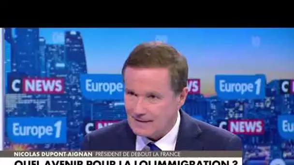 Loi immigration : un texte «qui amuse la galerie, mais c'est mieux que rien», juge Nicolas Dupont…