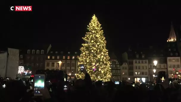 Strasbourg : un an après l'attentat, le plus célèbre marché de Noël de France a rouvert