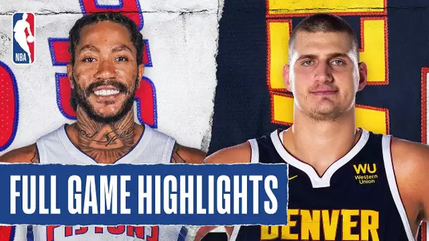 PISTONS at NUGGETS | FULL GAME HIGHLIGHTS | February 25, 2020