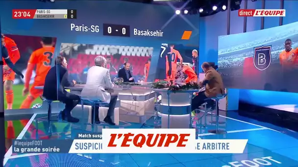 Le match PSG - Istanbul Basaksehir interrompu après des accusations de racisme - Foot - C1