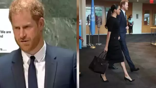 "La voix de Harry mais les mots de Meghan" Le duc et la duchesse accusés d'être FAUX sur le discours