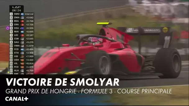 Smolyar vainqueur de la course 2, Martins et Hadjar hors des points - Grand Prix de Hongrie - F3