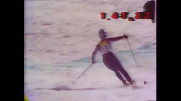 Ski epreuve de descente dames aux JO de 1968