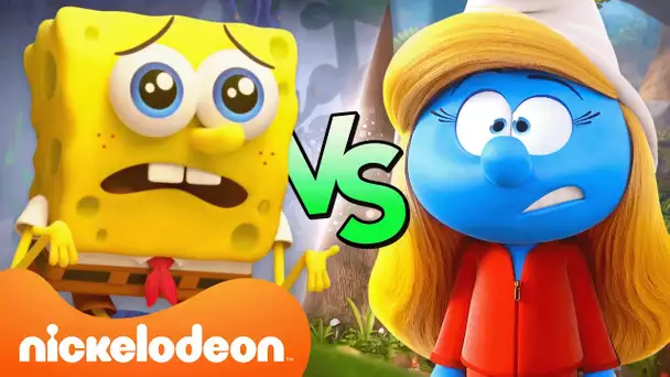 SpongeBob vs Les Schtroumpfs : Qui se perd le plus ? 🧭