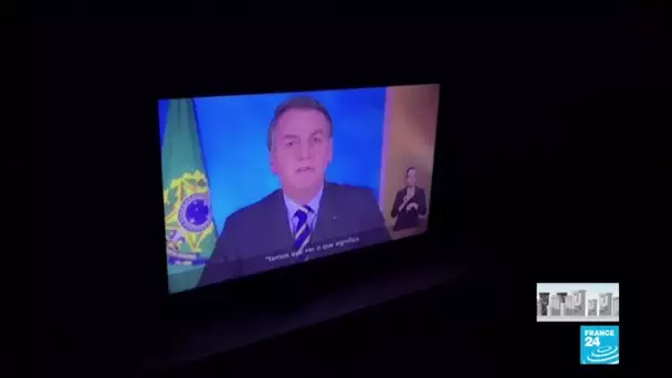 Au Brésil, Bolsonaro reconnaît que le coronavirus est "le plus grand défi" du pays