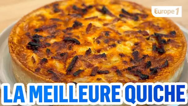 👨‍🍳  La quiche oignons, pommes de terre et chorizo du chef Christophe Haton