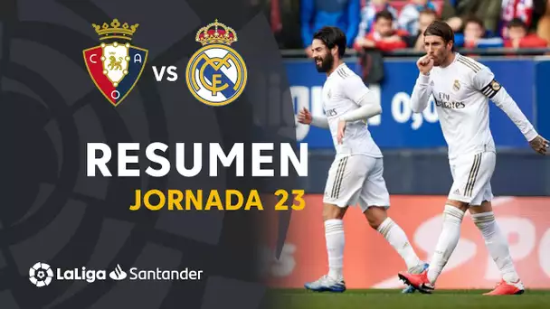 Resumen de CA Osasuna vs Real Madrid (1-4)