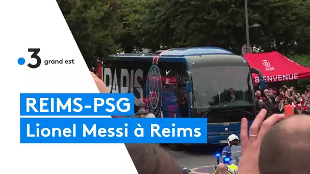 La star Lionel Messi à Reims pour son premier match avec le PSG