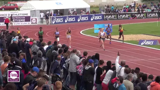 Châteauroux 2016 : Finale 200 m Cadettes (Marine Mignon en 24&#039;&#039;08)