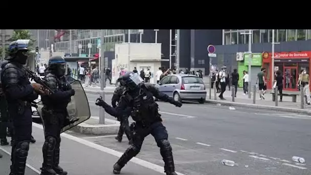 No comment : des heurts lors de la marche blanche en hommage à Nahel à Nanterre