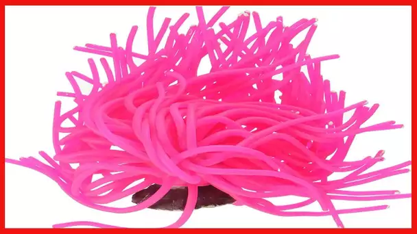 SPORN Aquarium Decoration, Anemone Pink