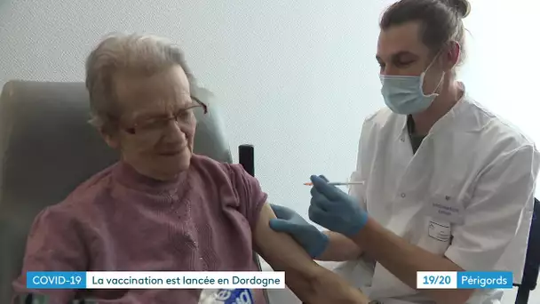 La première vaccination contre le Covid en Dordogne