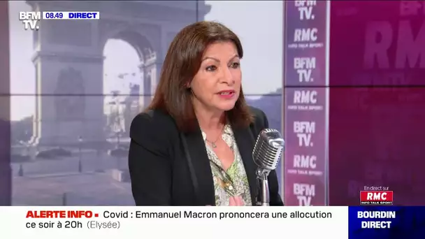 Anne Hidalgo face à Jean-Jacques Bourdin sur RMC et BFMTV