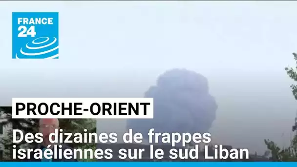 Proche-Orient : des dizaines de frappes israéliennes sur le sud Liban • FRANCE 24