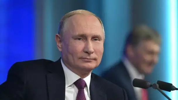 Conférence de presse de fin d'année du président russe Vladimir Poutine