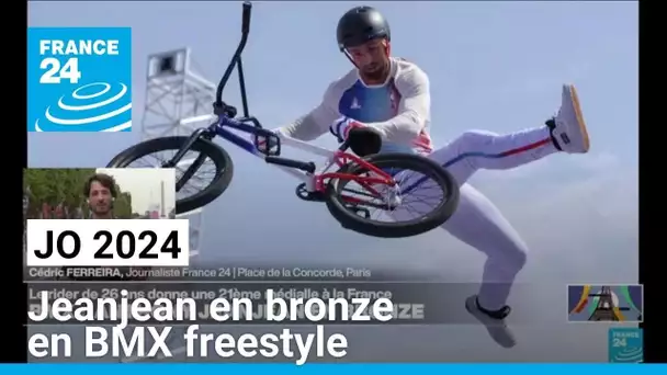 JO 2024 : Jeanjean en bronze en BMX freestyle • FRANCE 24