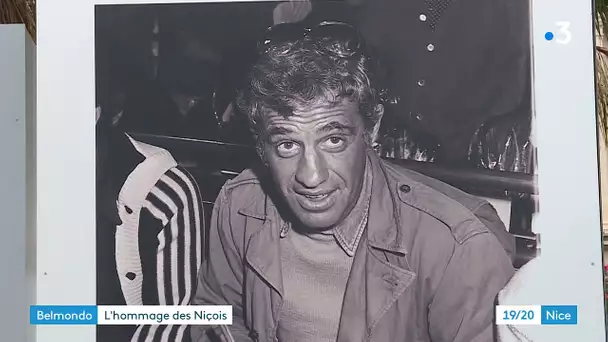 Les Niçois rendent hommage à Jean-Paul Belmondo