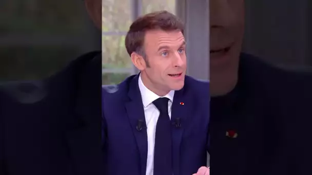 Macron : "Je ne cherche pas à être réélu, je ne le peux pas" #shorts #shortsvideo