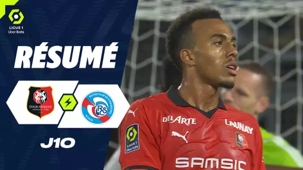 STADE RENNAIS FC - RC STRASBOURG ALSACE (1 - 1) - Résumé - (SRFC - RCSA) / 2023-2024