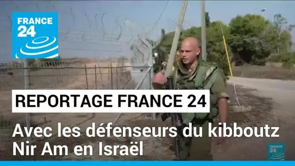 Guerre Israël-Hamas : reportage France 24 avec les les défenseurs du kibboutz Nir Am • FRANCE 24