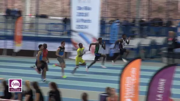 Nantes 2017 : Finale 60 m Juniors M (Melvin Raffin en 6&#039;&#039;77)