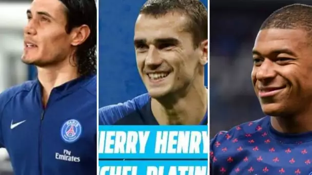 Cavani refuse de prolonger ?! Griezmann dans le top 10 de l'équipe de France, mbappe à bondy