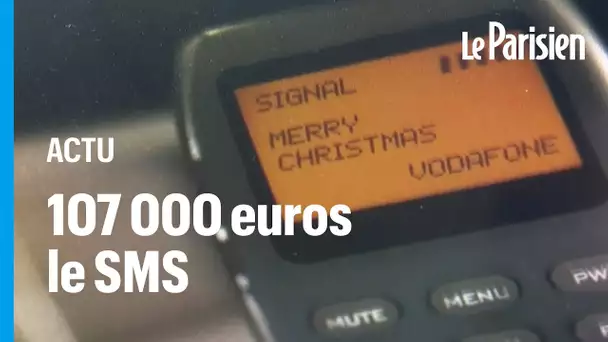 Le premier SMS de l’Histoire vendu 107 000 euros