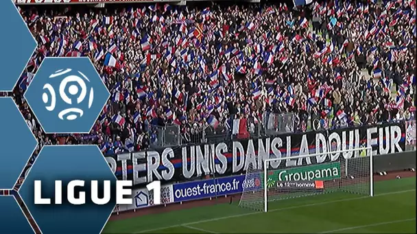 La Ligue 1 est Paris, hommage aux victimes des attaques - 14ème journée de Ligue 1/ 2015-16
