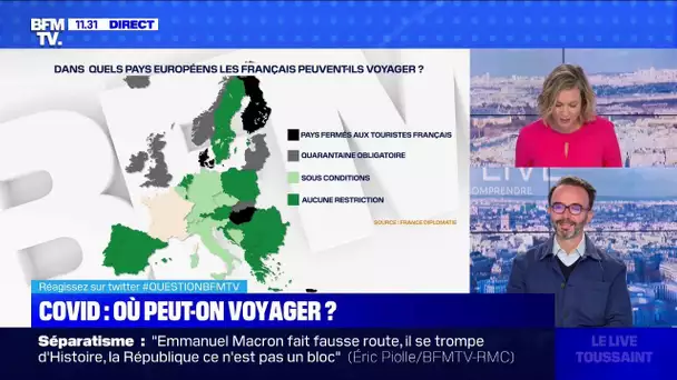 Covid-19: où peut-on voyager ? BFMTV répond à vos questions