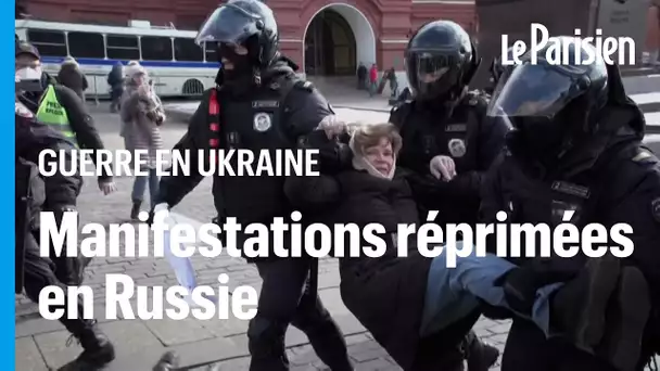 Manifestations anti-guerre à Moscou et Saint-Pétersbourg : plus de 250 personnes arrêtées