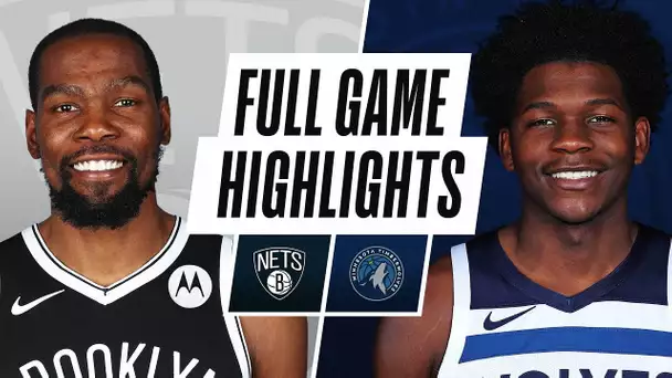 NETS at TIMBERWOLVES | FULL GAME HIGHLIGHTS | April 13, 2021