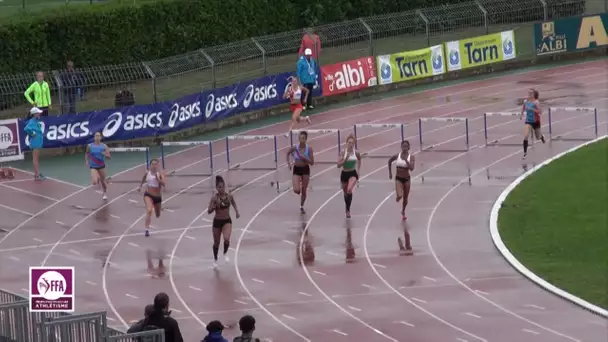 Albi 2017 : Finale 400 m haies Espoirs F (Meghane Grandson en 59&#039;&#039;63)