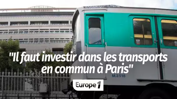 David Belliard : "On est en pleine saturation de Paris, il faut donc investir dans les transports…