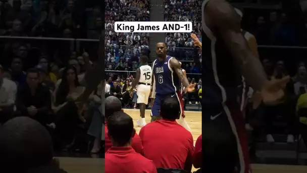 LeBron James turns back the clock in London! 👀🇺🇸| #Shorts